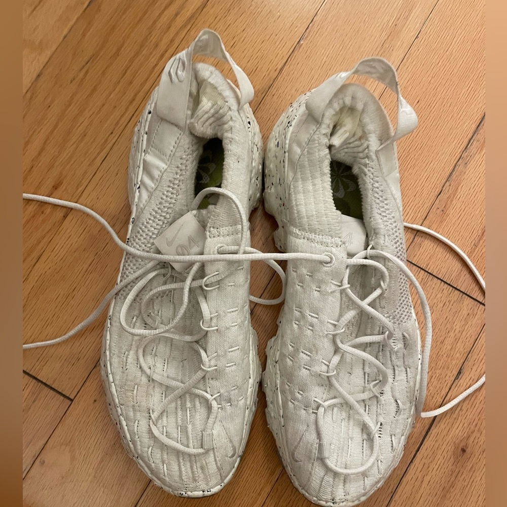 Nike Women's White Woven Sneakers